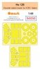 Omask 54050 Hs 126 double-sided mask (for ICM / Italeri) 1/48